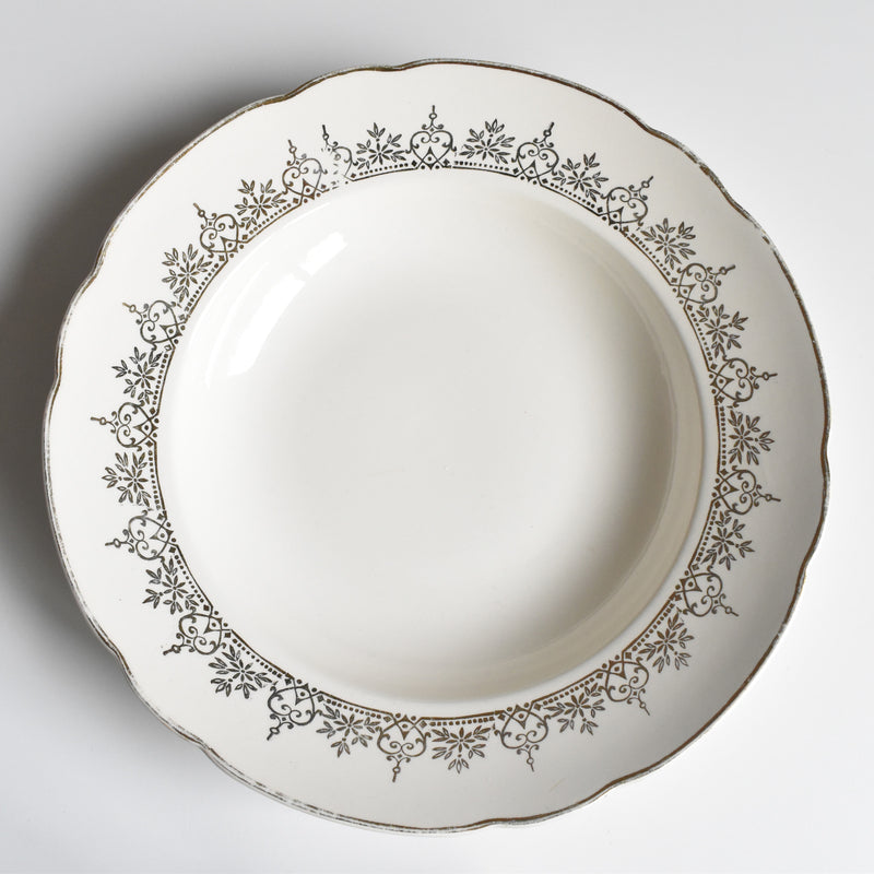 Vintage deep plate Villeroy & Boch 7206 Gold E