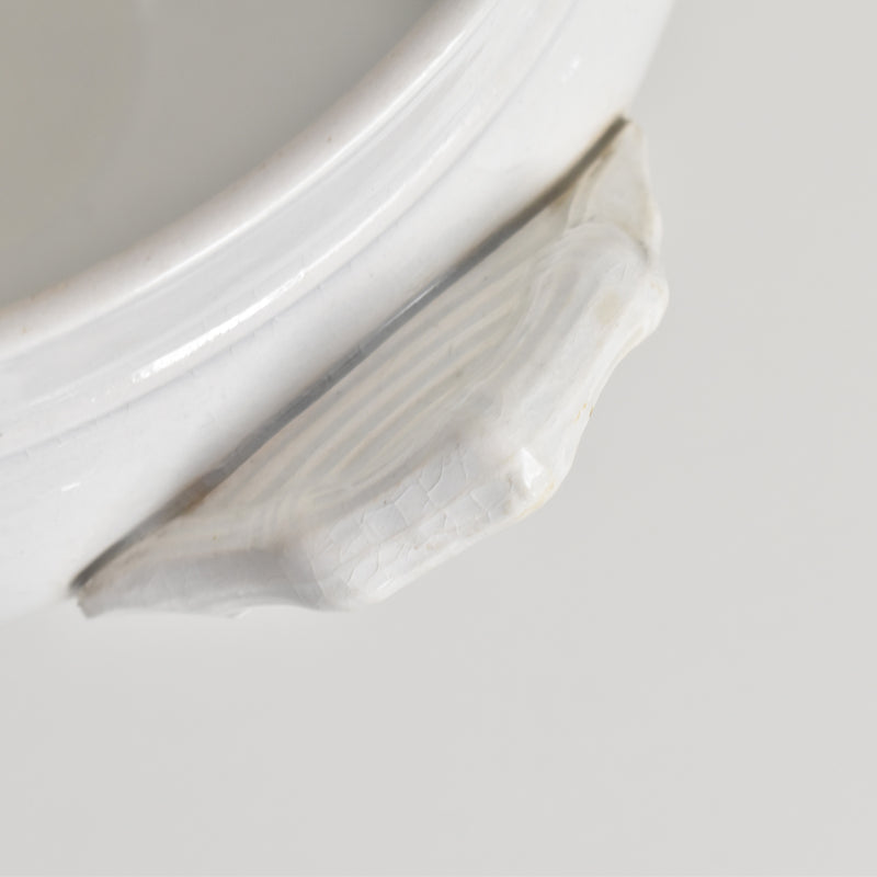 Antique Soup Tureen, H&B Choisy le Roi, White