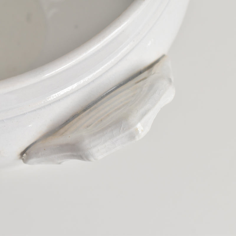 Antique Soup Tureen, H&B Choisy le Roi, White