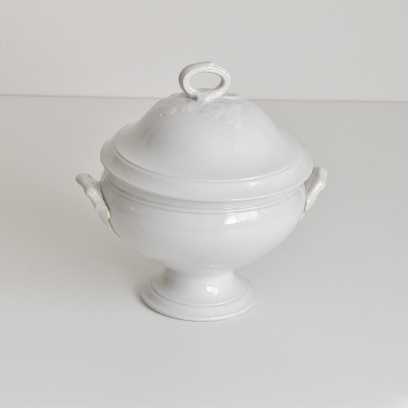 Antique Soup Tureen, H&B Choisy le Roi, White
