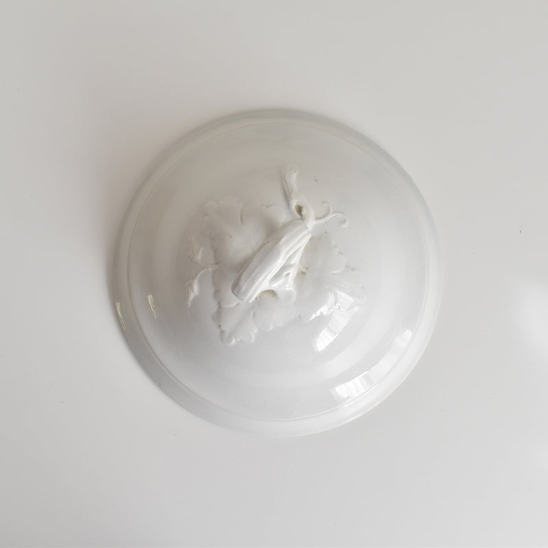 Antique Soup Tureen, H&B Choisy le Roi, White