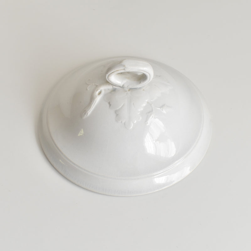 Antique Soup Tureen, H&B Choisy le Roi, White