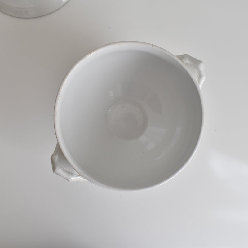 Antique Soup Tureen, H&B Choisy le Roi, White