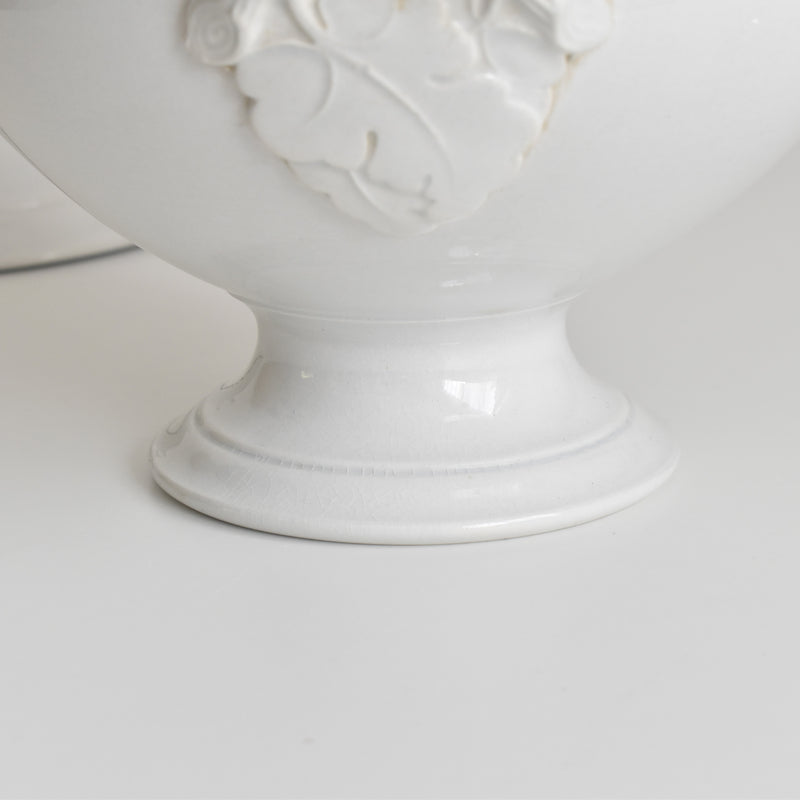 Antique Soup Tureen, H&B Choisy le Roi, White