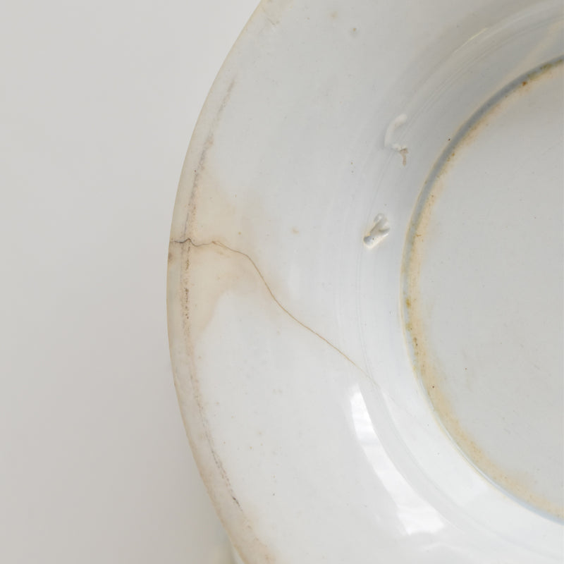 Antique Soup Tureen, Creil et Montereau, White