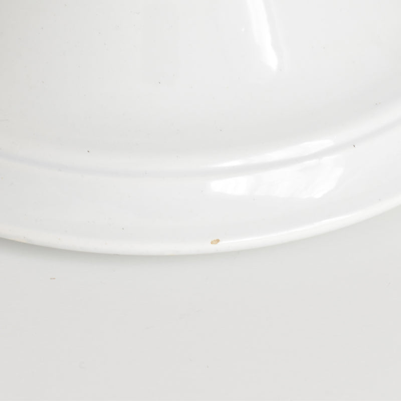 Antique Soup Tureen, Creil et Montereau, White