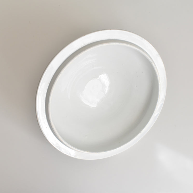 Antique Soup Tureen, Creil et Montereau, White