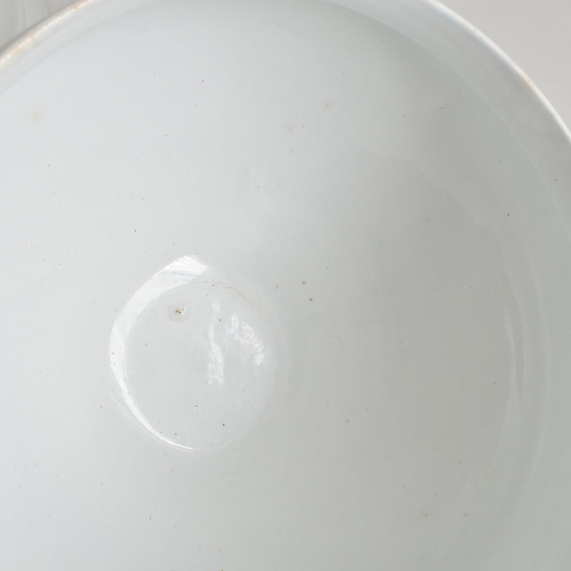 Antique Soup Tureen, Creil et Montereau, White