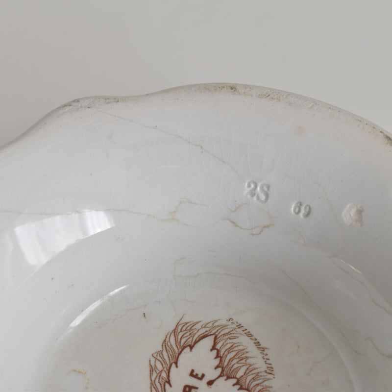 Antique Soup Tureen, U&C Sarreguemines Flore