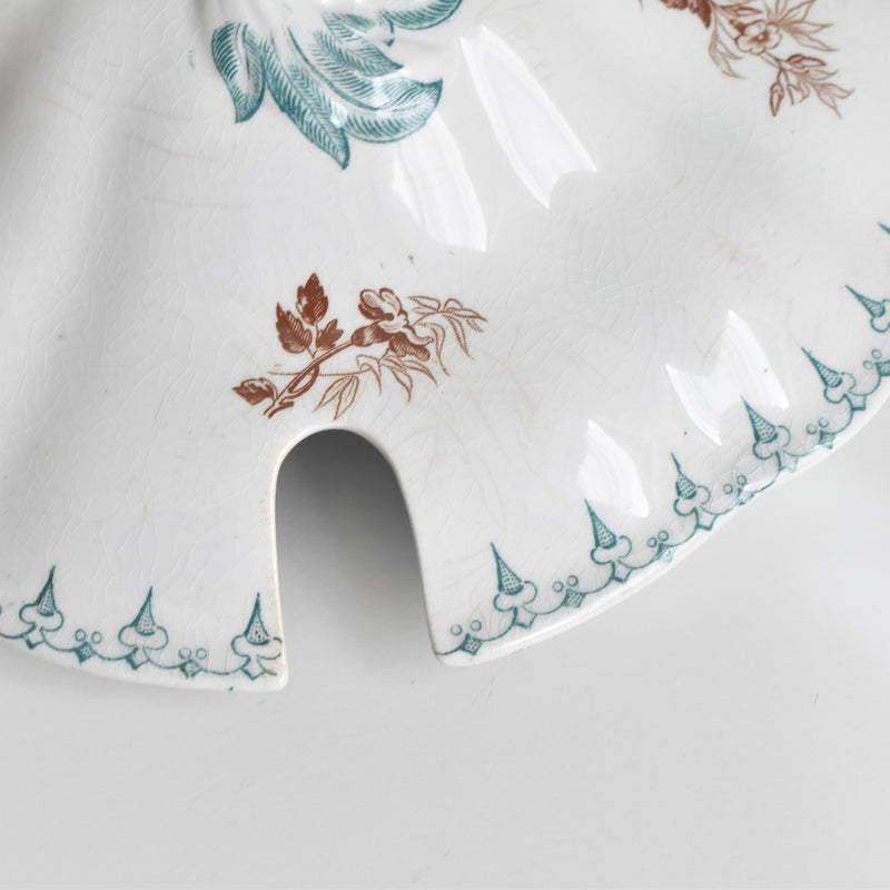 Antique Soup Tureen, U&C Sarreguemines Flore