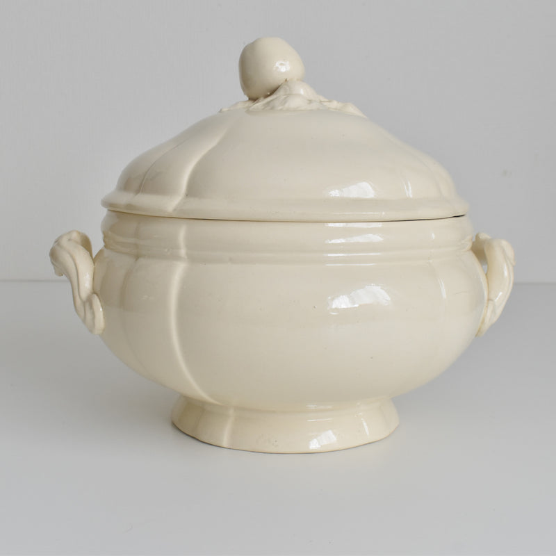 Vintage Soup Tureen, Digoin & Sarreguemines Ivoire