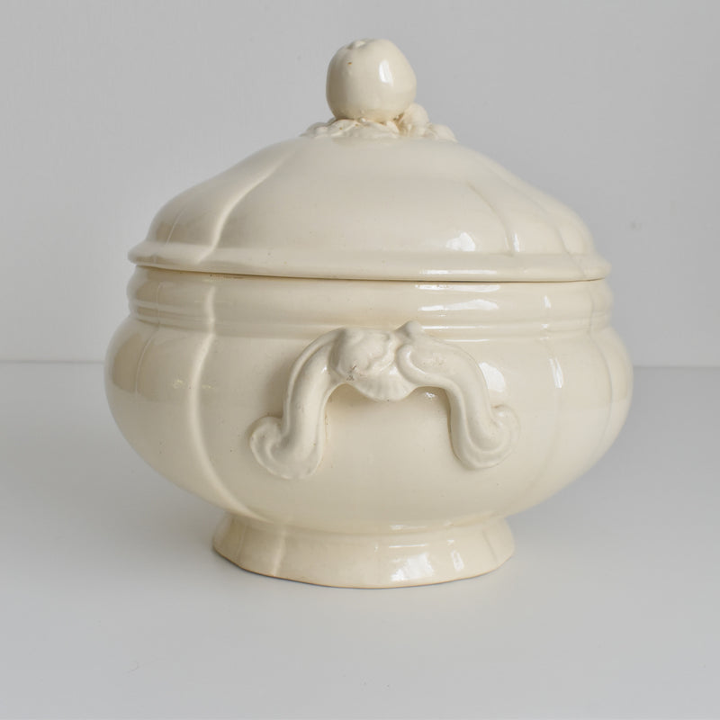 Vintage Soup Tureen, Digoin & Sarreguemines Ivoire