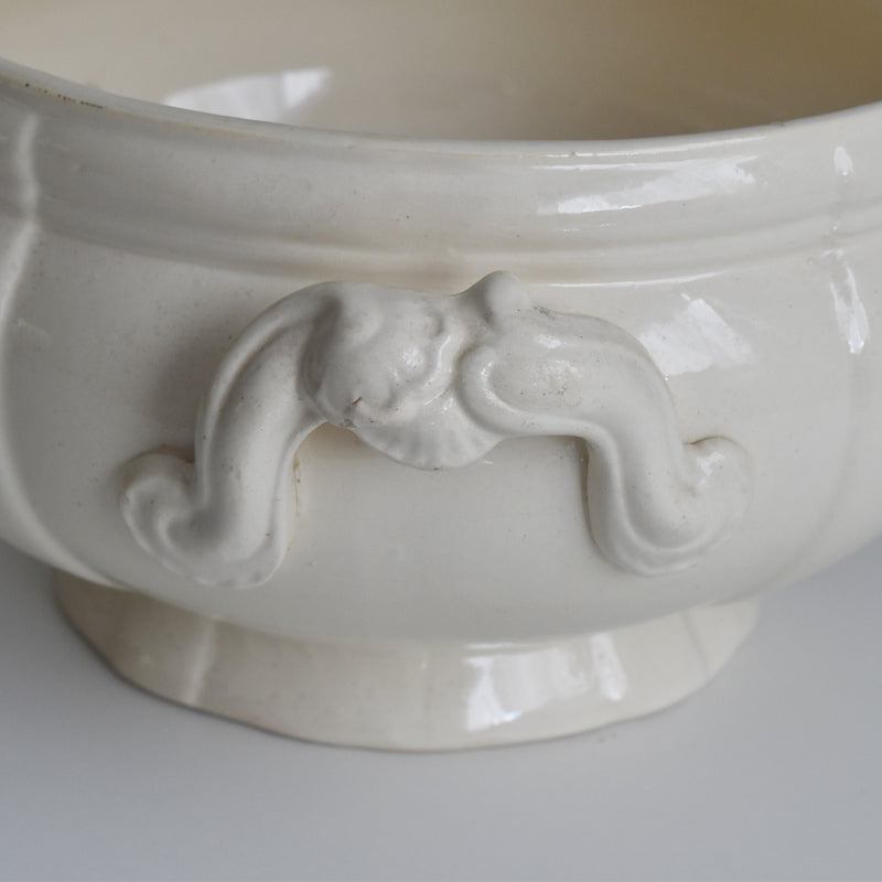Vintage Soup Tureen, Digoin & Sarreguemines Ivoire