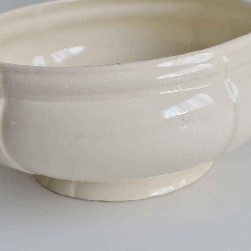 Vintage Soup Tureen Digoin & Sarreguemines Ivoire (Small)