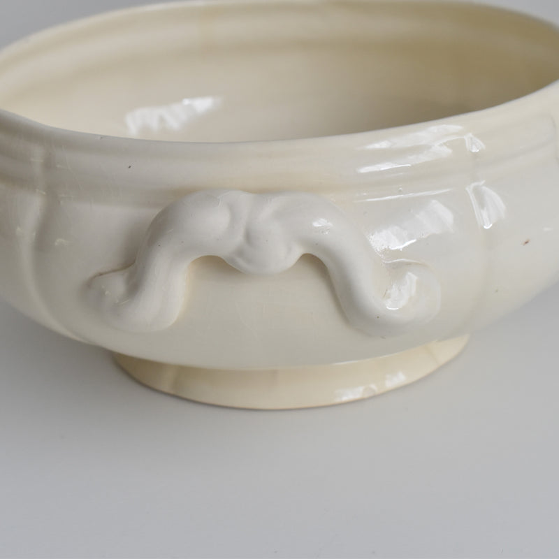 Vintage Soup Tureen Digoin & Sarreguemines Ivoire (Small)