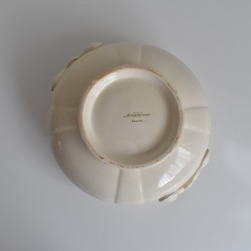 Vintage Soup Tureen Digoin & Sarreguemines Ivoire (Small)