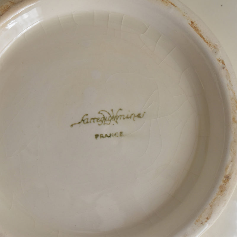 Vintage Soup Tureen Digoin & Sarreguemines Ivoire (Small)