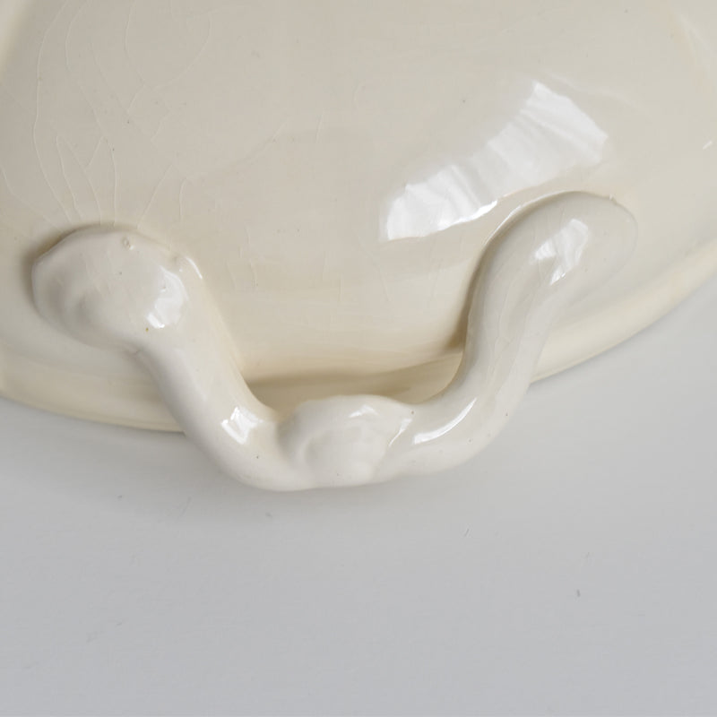 Vintage Soup Tureen Digoin & Sarreguemines Ivoire (Small)