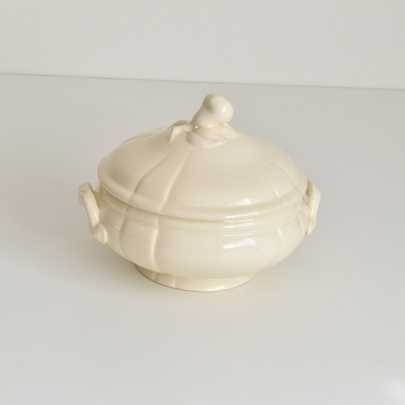 Vintage Soup Tureen Digoin & Sarreguemines Ivoire (Small)