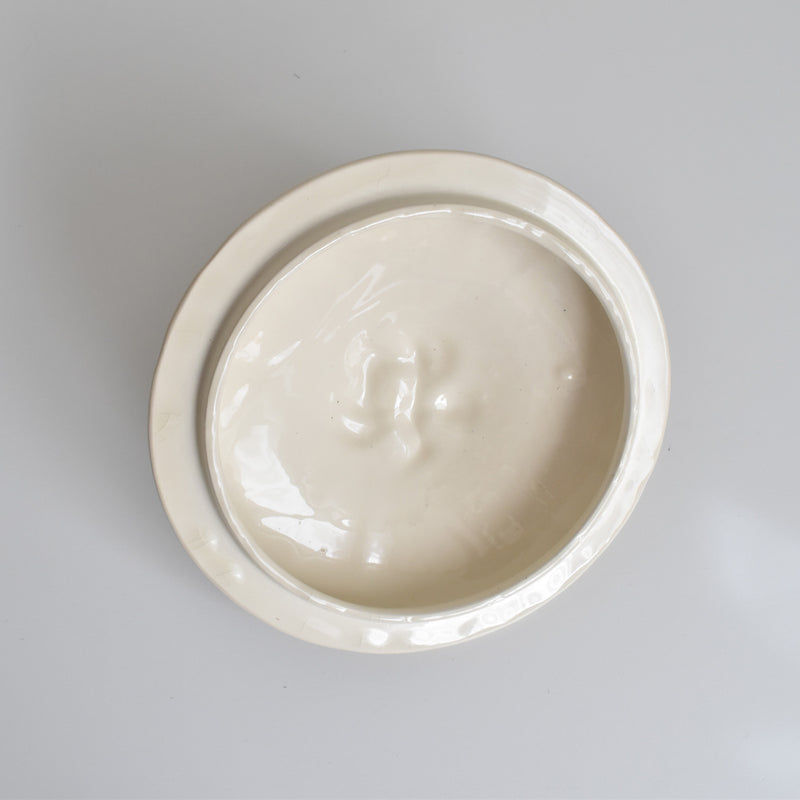 Vintage Soup Tureen Digoin & Sarreguemines Ivoire (Small)
