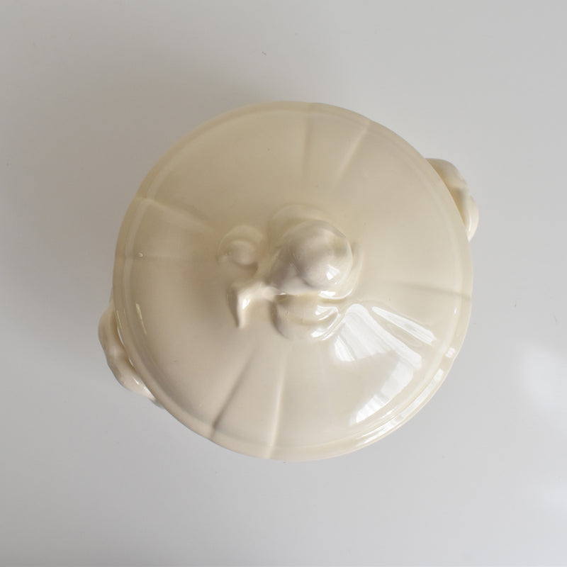 Vintage Soup Tureen Digoin & Sarreguemines Ivoire (Small)