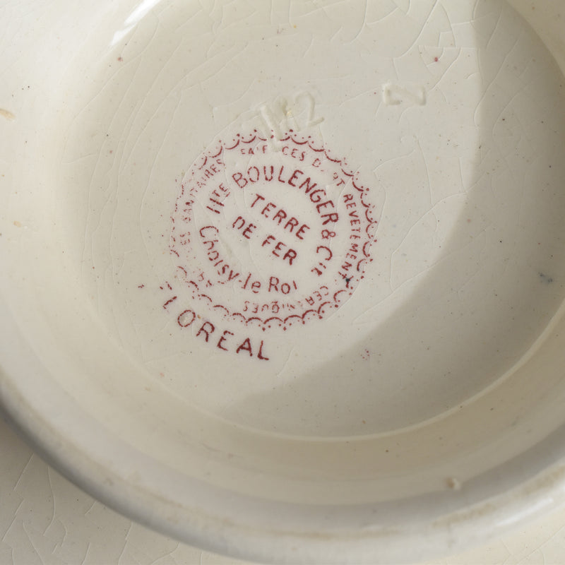 Antique Soup Tureen (no lid) Choisy-le-Roi Floréal