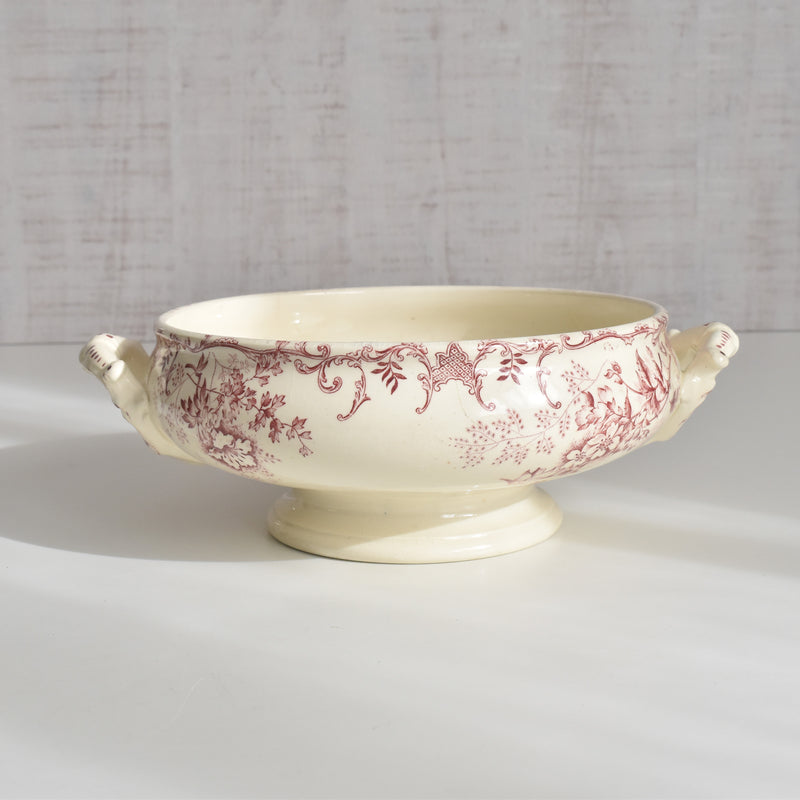 Antique Soup Tureen (no lid) Choisy-le-Roi Floréal
