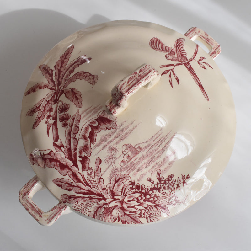 Antique Soup Tureen (no lid) Choisy-le-Roi Floréal