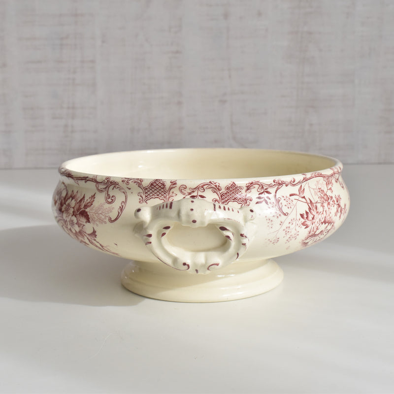 Antique Soup Tureen (no lid) Choisy-le-Roi Floréal