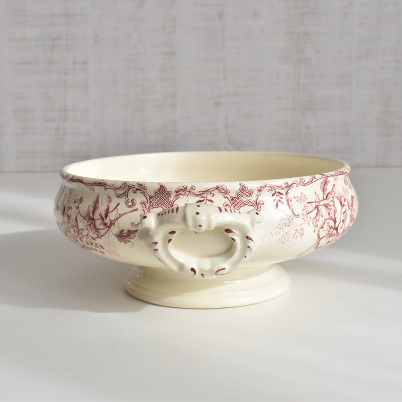 Antique Soup Tureen (no lid) Choisy-le-Roi Floréal