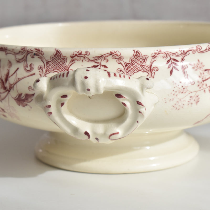 Antique Soup Tureen (no lid) Choisy-le-Roi Floréal