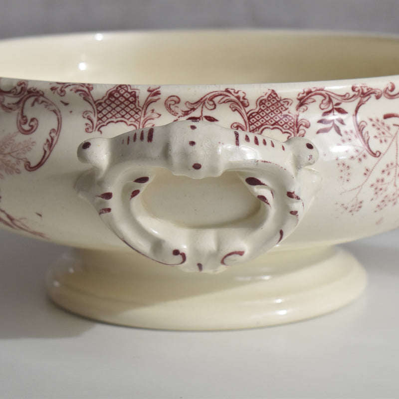 Antique Soup Tureen (no lid) Choisy-le-Roi Floréal