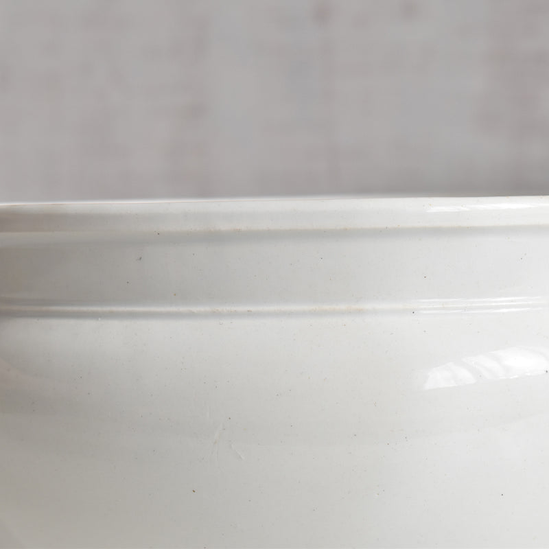 Antique soup tureen (without lid) LM&Cie Creil-Montereau White A