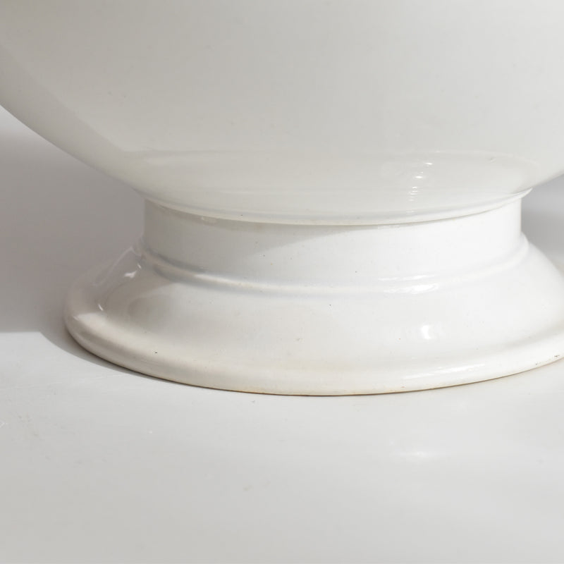 Antique soup tureen (without lid) LM&Cie Creil-Montereau White A
