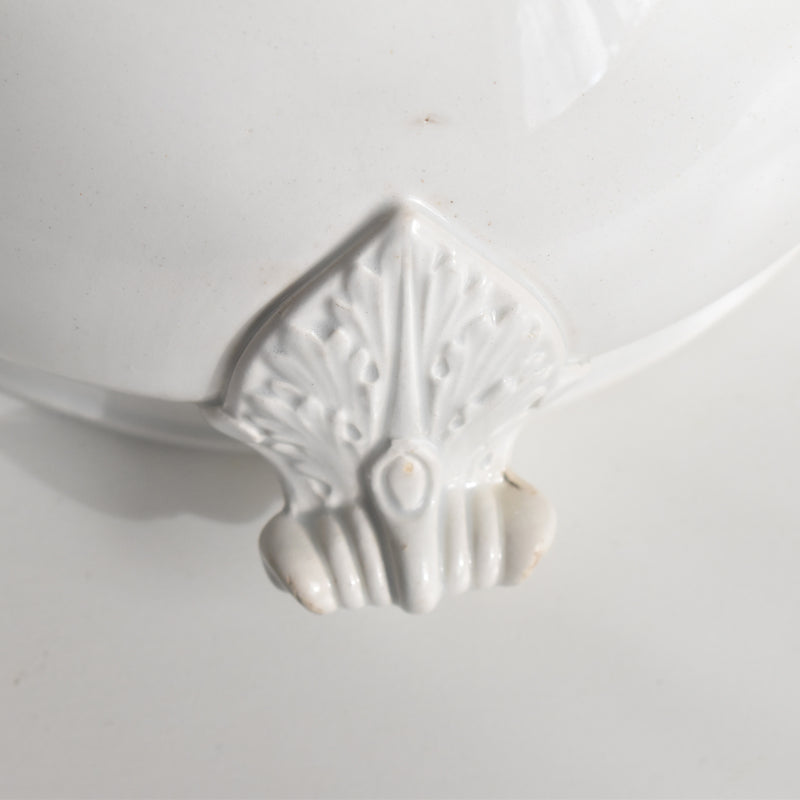 Antique soup tureen (without lid) LM&Cie Creil-Montereau White A