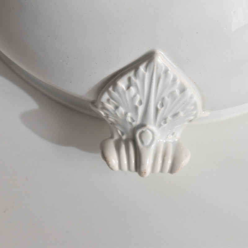 Antique soup tureen (without lid) LM&Cie Creil-Montereau White A