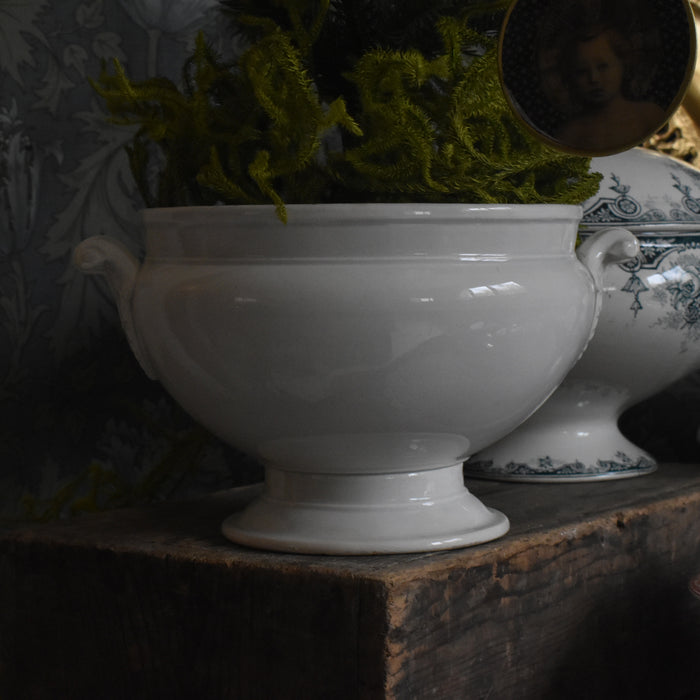 アンティークスーピエール（蓋なし） LM&Cie クレイユモンとロー ホワイト A