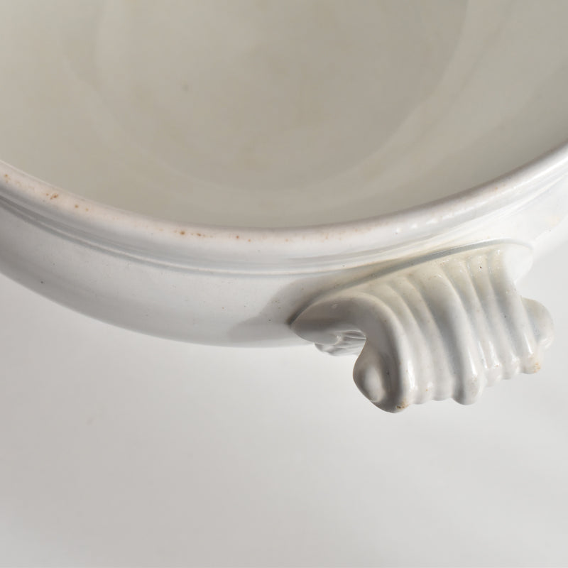 Antique soup tureen (without lid) LM&Cie Creil-Montereau White A