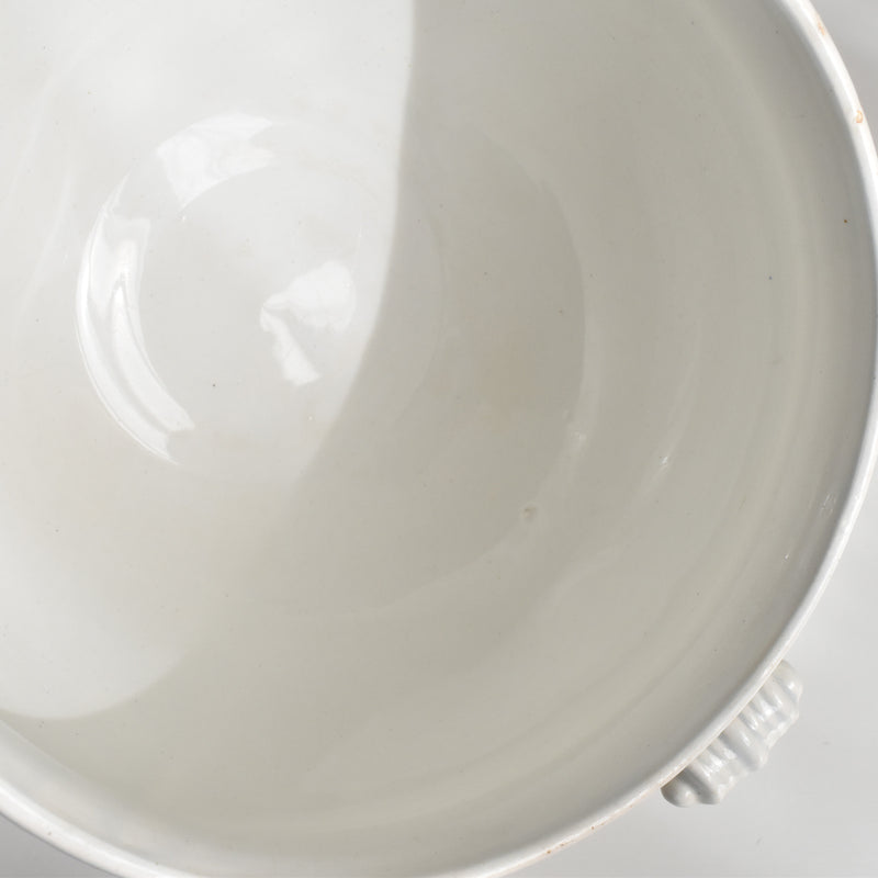 Antique soup tureen (without lid) LM&Cie Creil-Montereau White A