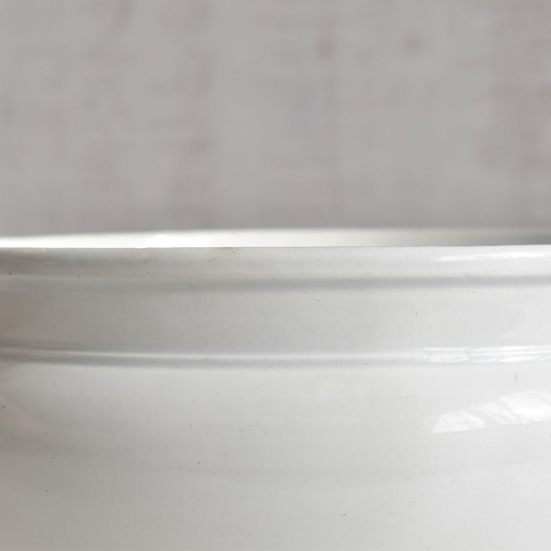 Antique soup tureen (without lid) LM&Cie Creil-Montereau White A