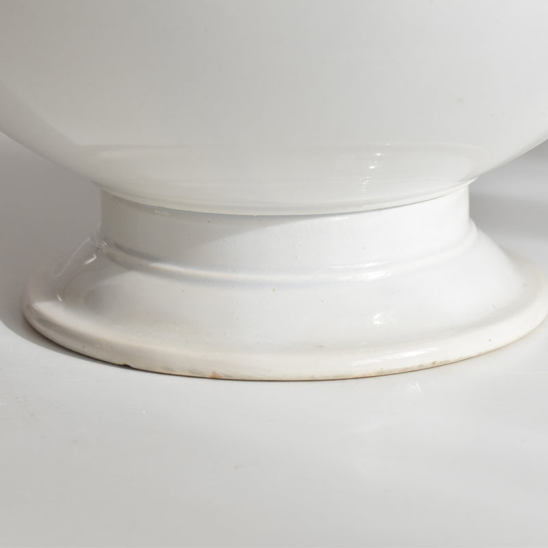 Antique soup tureen (without lid) LM&Cie Creil-Montereau White A