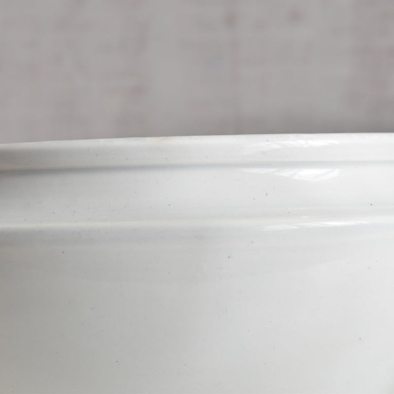 Antique Soup Tureen (no lid) LM&Cie Creil-Montereau White B