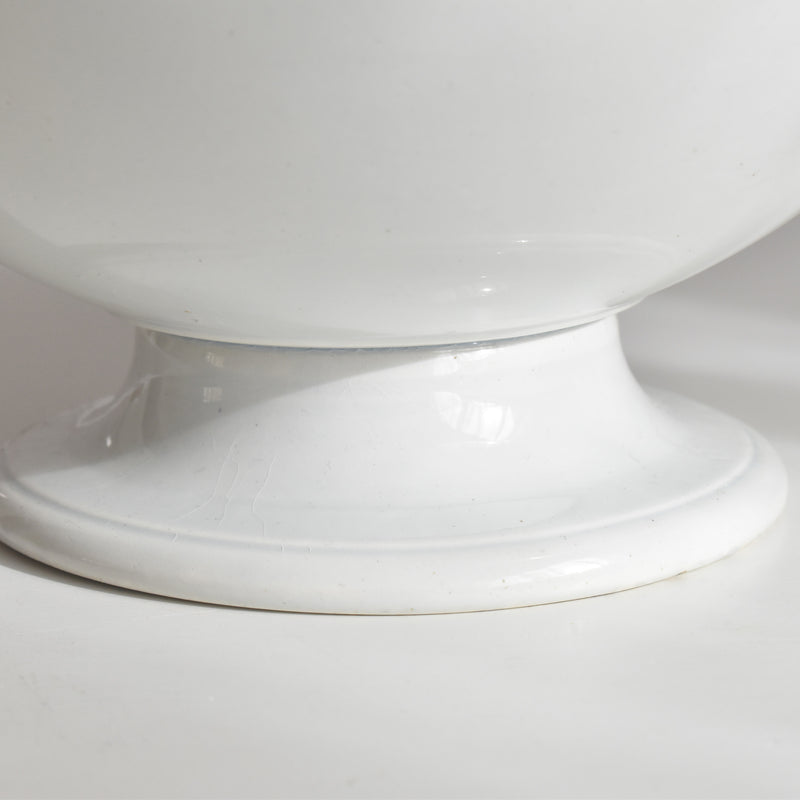 Antique Soup Tureen (no lid) LM&Cie Creil-Montereau White B