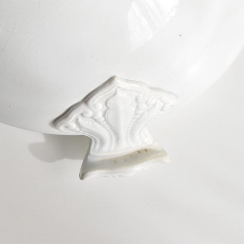 Antique Soup Tureen (no lid) LM&Cie Creil-Montereau White B