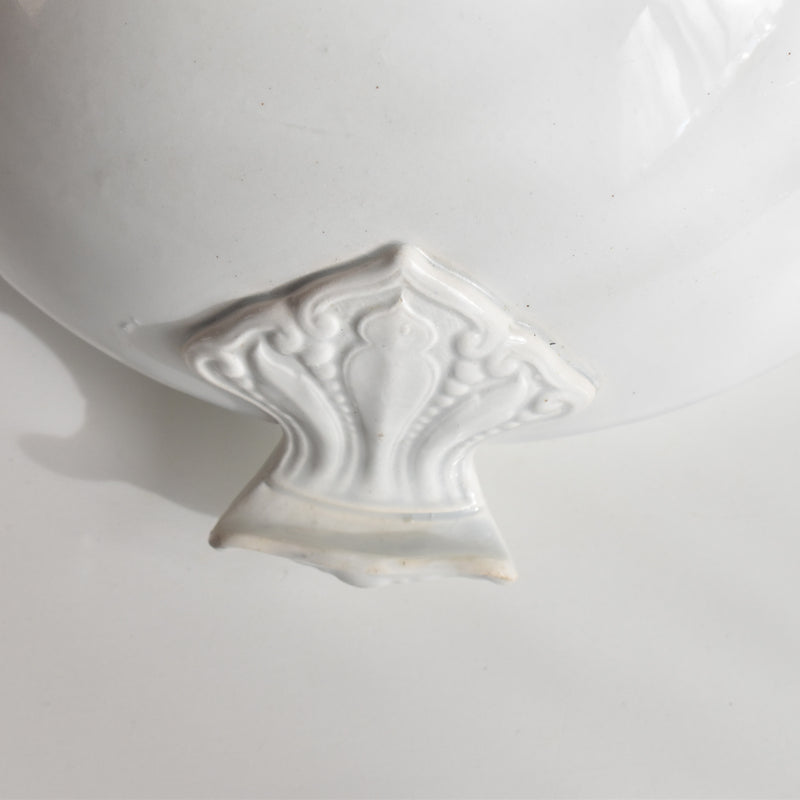 Antique Soup Tureen (no lid) LM&Cie Creil-Montereau White B
