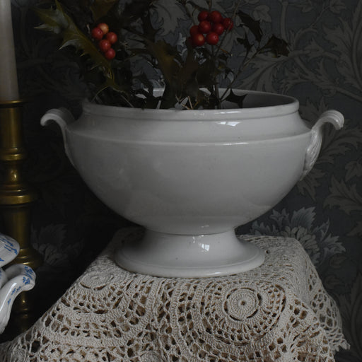 アンティークスーピエール（蓋なし） LM&Cie クレイユモンとロー ホワイト B