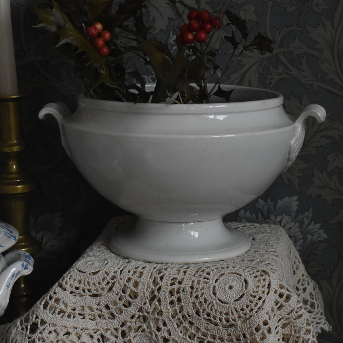 アンティークスーピエール（蓋なし） LM&Cie クレイユモンとロー ホワイト B