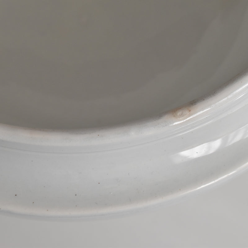 Antique Soup Tureen (no lid) LM&Cie Creil-Montereau White B