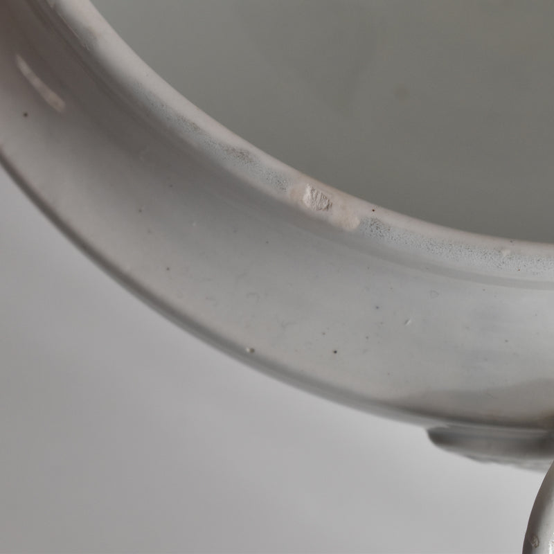 Antique Soup Tureen (no lid) LM&Cie Creil-Montereau White B