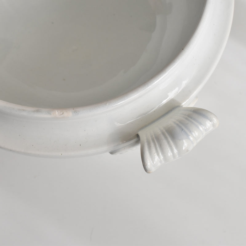 Antique Soup Tureen (no lid) LM&Cie Creil-Montereau White B